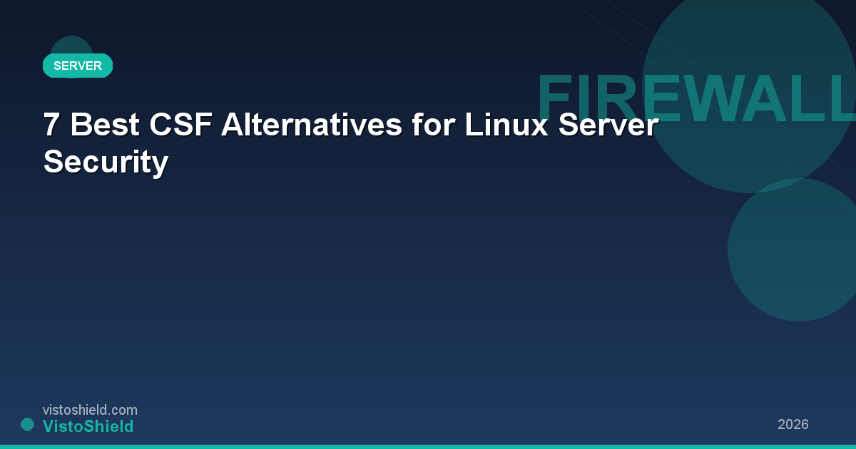 7 Best CSF Alternatives for Linux Server Security in 2026