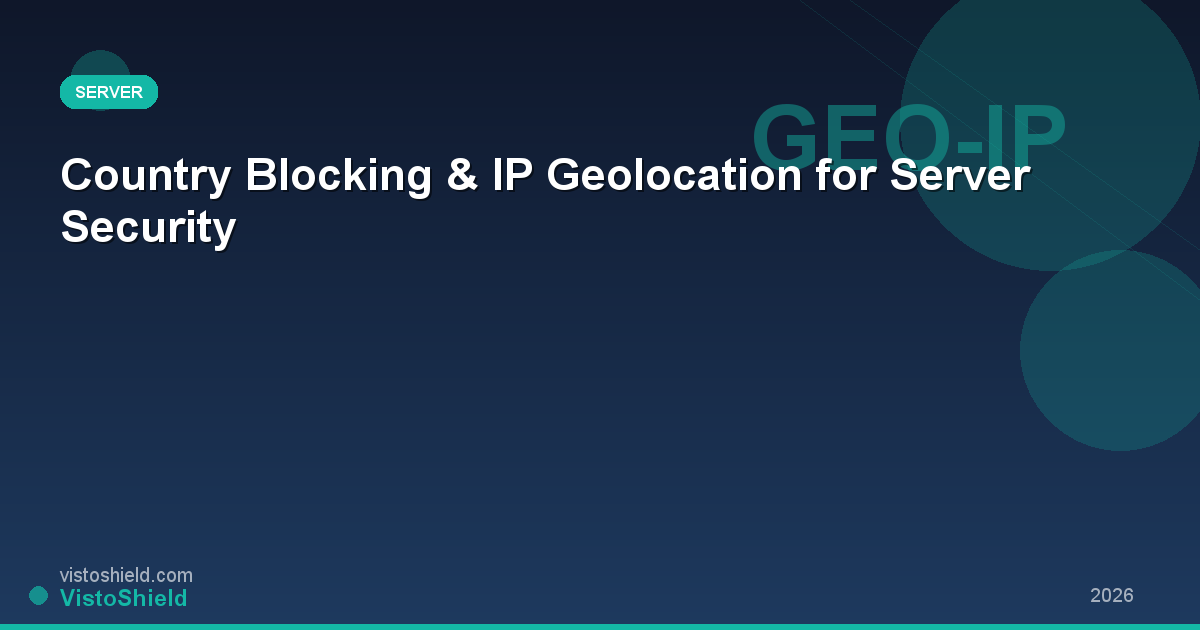 Country Blocking & IP Geolocation for Server Security