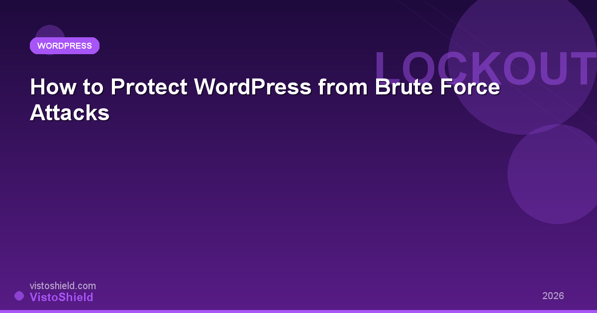 How to Protect WordPress from Brute Force Attacks (Complete Guide)