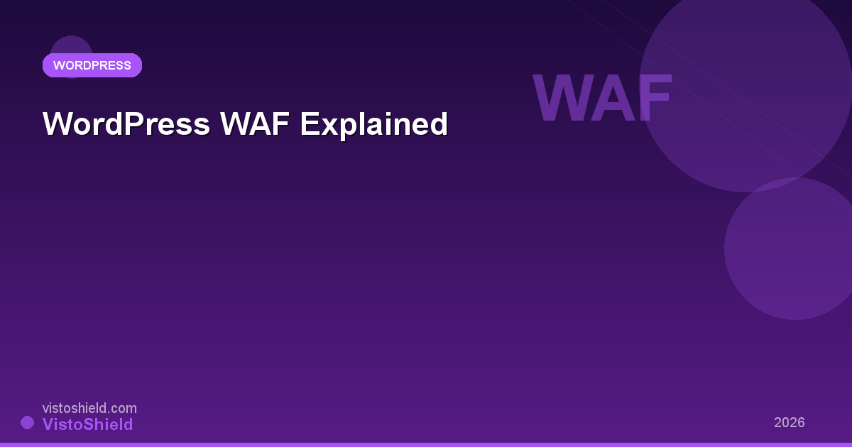 WordPress WAF Explained: How Application Firewalls Protect Your Site